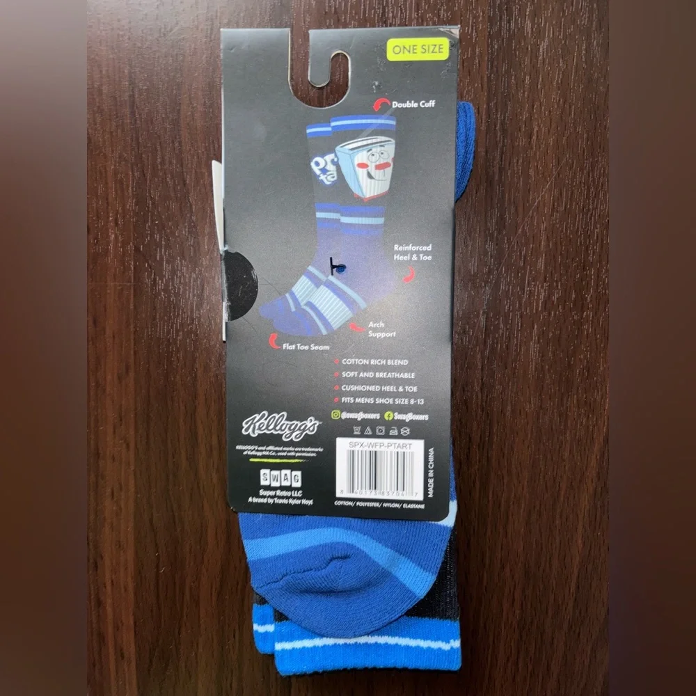 POP TARTS SWAG CREW SOCKS NWT MEN’S SHOE SIZE 8-13